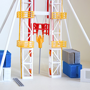 3D Printed Engineering Structure Model